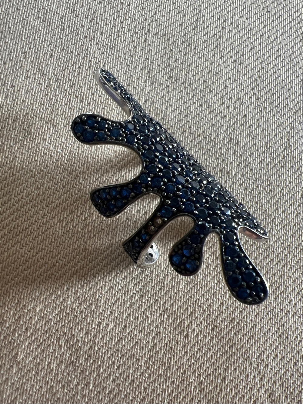 J&CO Jewelry Paint Splash Ring in Silver